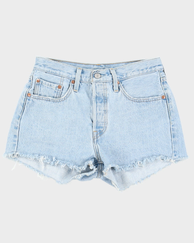 Levi's 501 Light Wash Denim Cut Off Shorts - W27