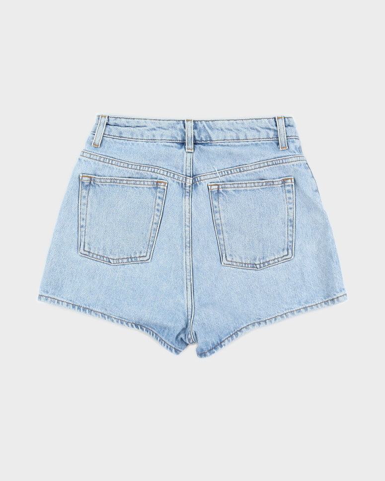 Sandro High Waisted Denim Shorts - XS