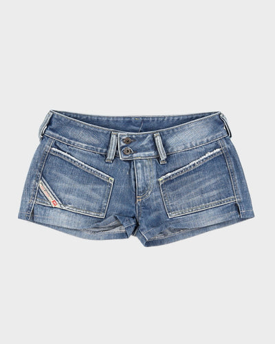 Y2K 00s Diesel Denim Mini Shorts - W27