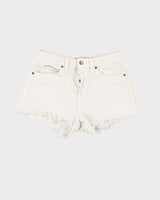 Vintage 00s Guess White Denim Shorts - W30