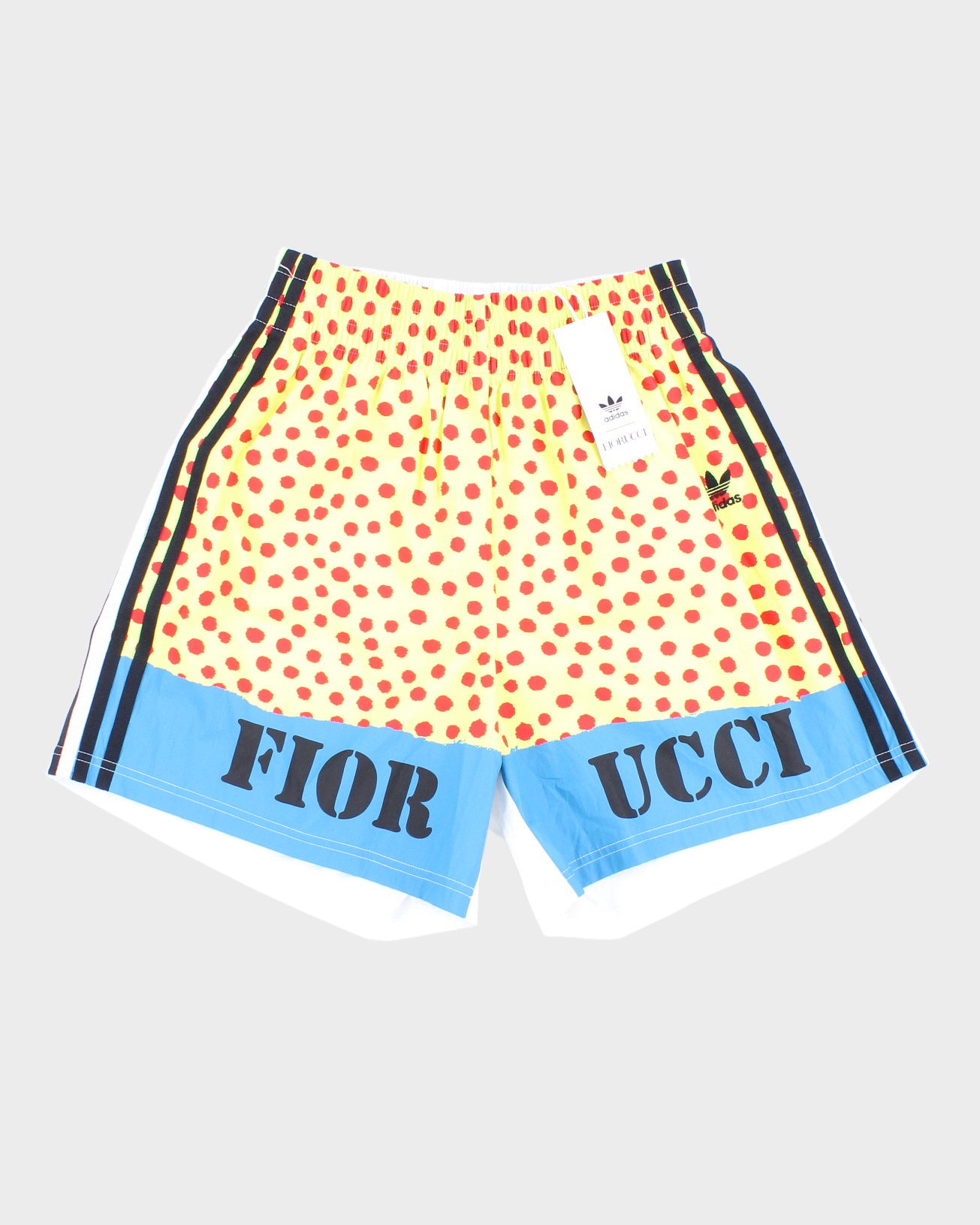 Adidas x Fiorucci High Waisted Printed Shorts - S