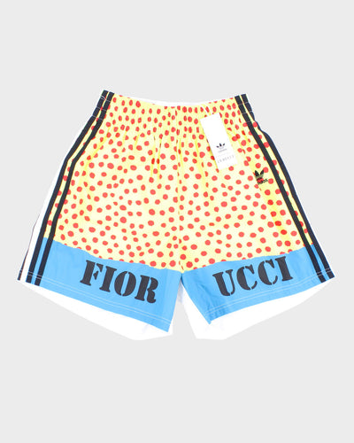 Adidas x Fiorucci High Waisted Printed Shorts - S