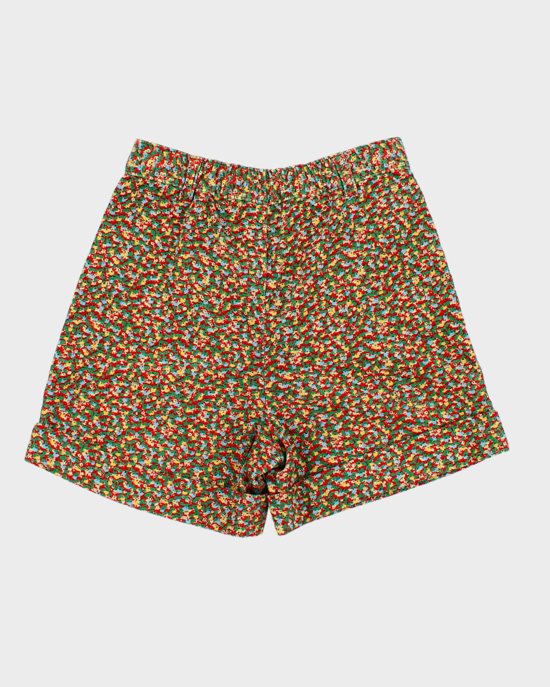 Vintage 90s United Colours Of Benetton Floral Cord Shorts - XS