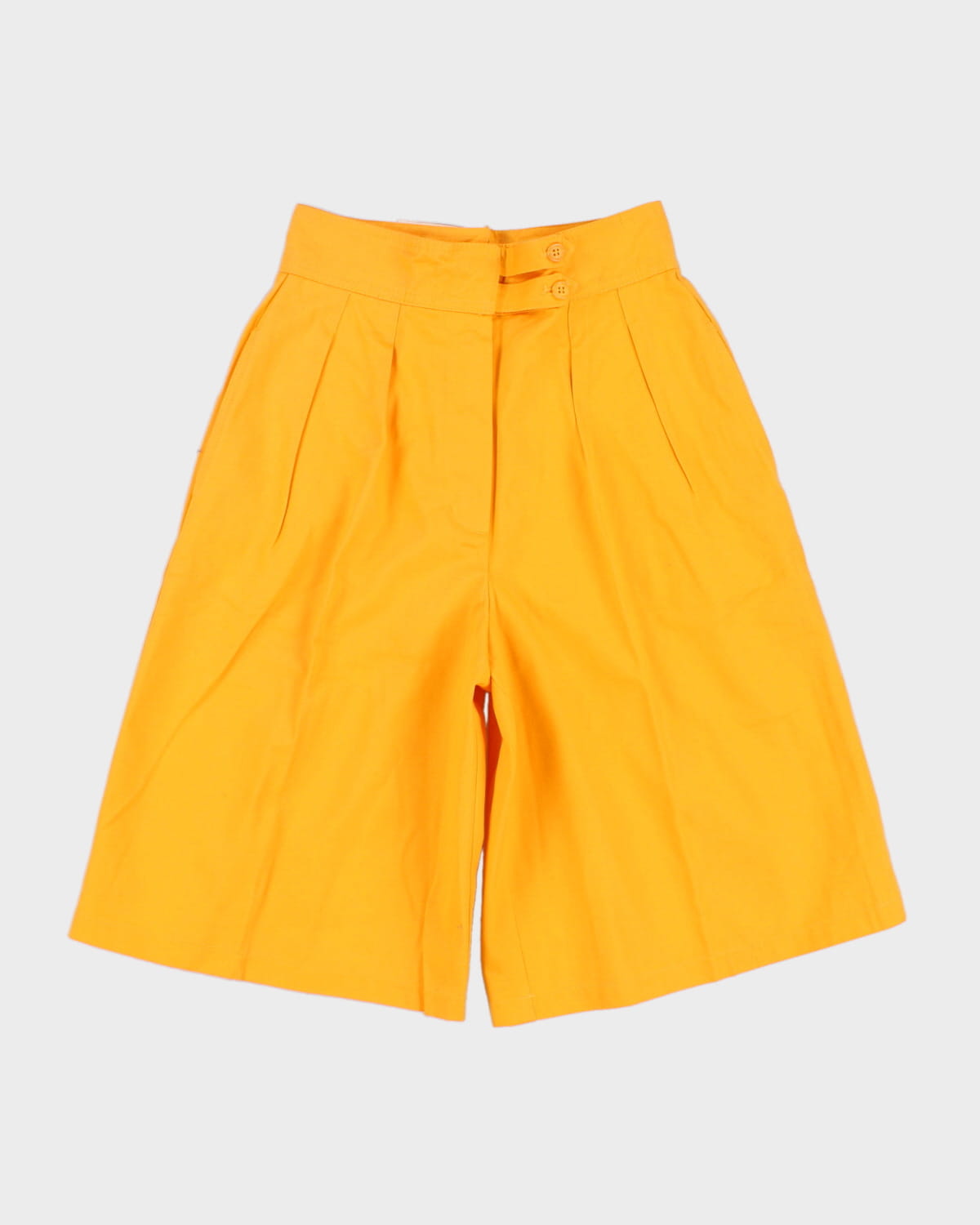 Vintage 70s Jean's West Yellow Pantaloon Shorts - S