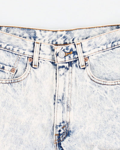 Vintage Women's Levi's Acid Wash Cut Off Shorts - W28