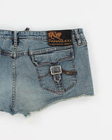 Vintage Y2K Women's Cut Off Denim Shorts - W32