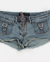 Vintage Y2K Women's Cut Off Denim Shorts - W32