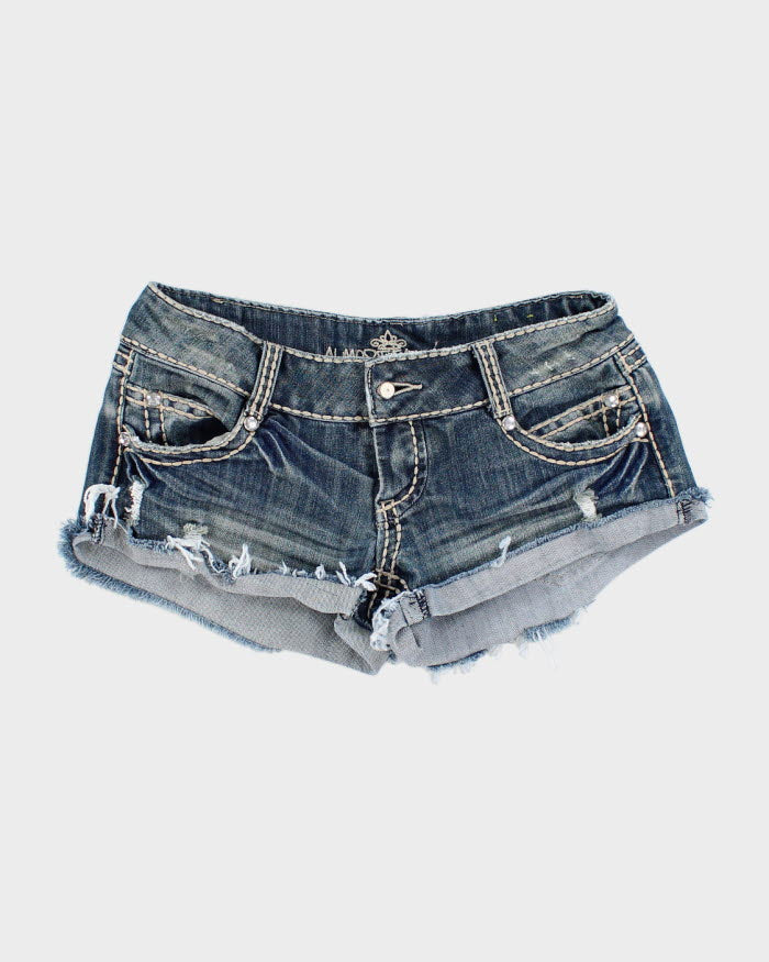Vintage Y2K Women's Cut Off Denim Shorts - W28