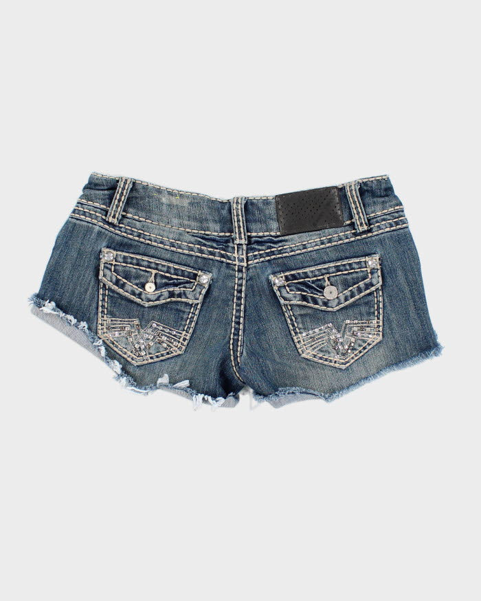 Vintage Y2K Women's Cut Off Denim Shorts - W28