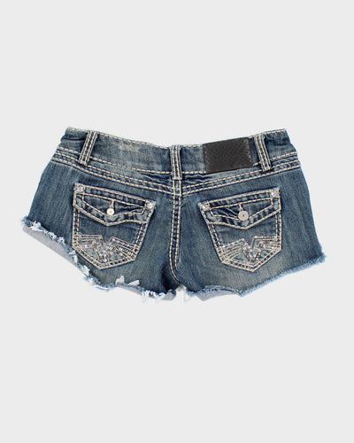 Vintage Y2K Women's Cut Off Denim Shorts - W28