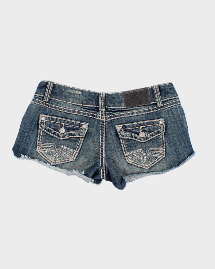 Alaster Queen Pantaloncini di Jeans da Donna Pantaloncini di Jeans a Vita Alta Pantaloncini di Jeans Infradito Pantaloncini di Jeans con Borchie Pantaloni Caldi Blu S Alaster Queen Pantaloncini di Jeans da Donna Pantaloncini di Jeans a Vita Alta Pantaloncini di Jeans Infradito Pantaloncini di Jeans con Borchie Pantaloni Caldi Blu S