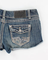 Vintage Y2K Women's Cut Off Denim Shorts - W28