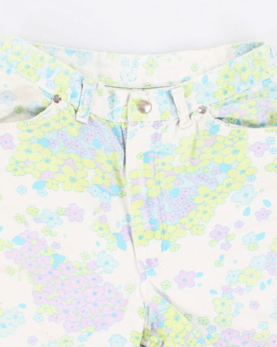 Vintage Women's Wrangler Floral Jean Shorts - W26