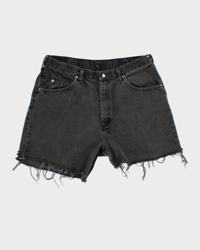 Wrangler Black Denim Shorts - W36
