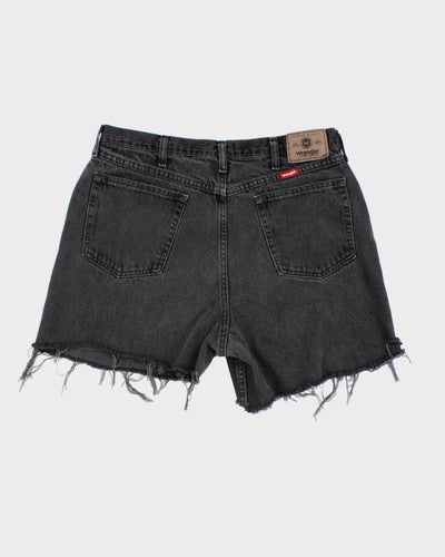 Wrangler Black Denim Shorts - W36