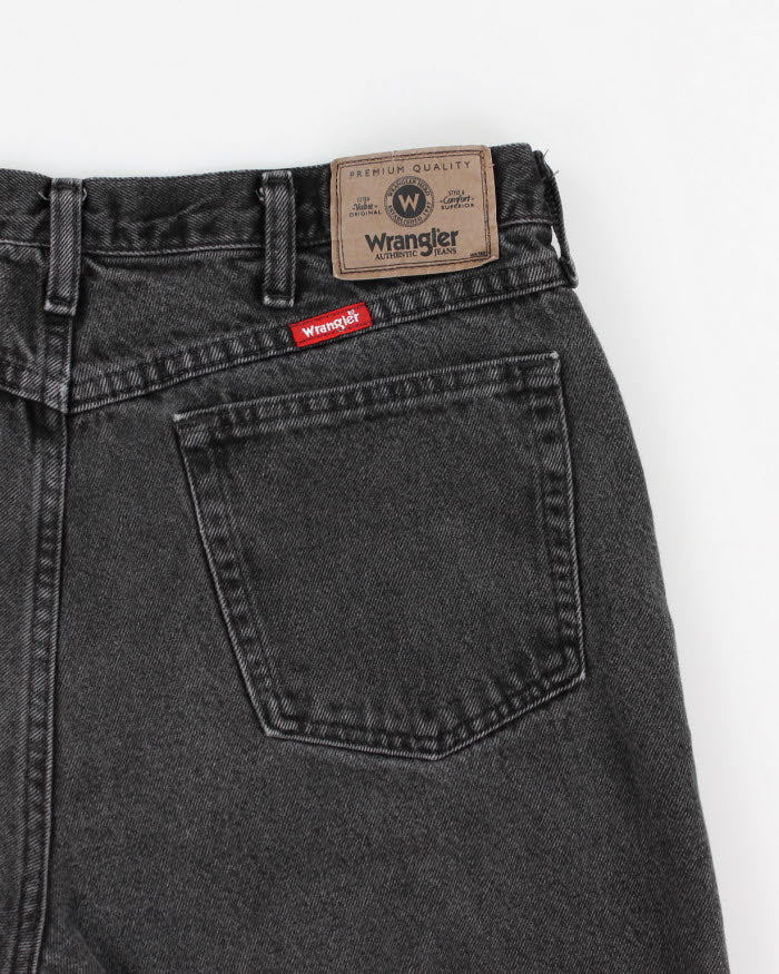 Wrangler Black Denim Shorts - W36