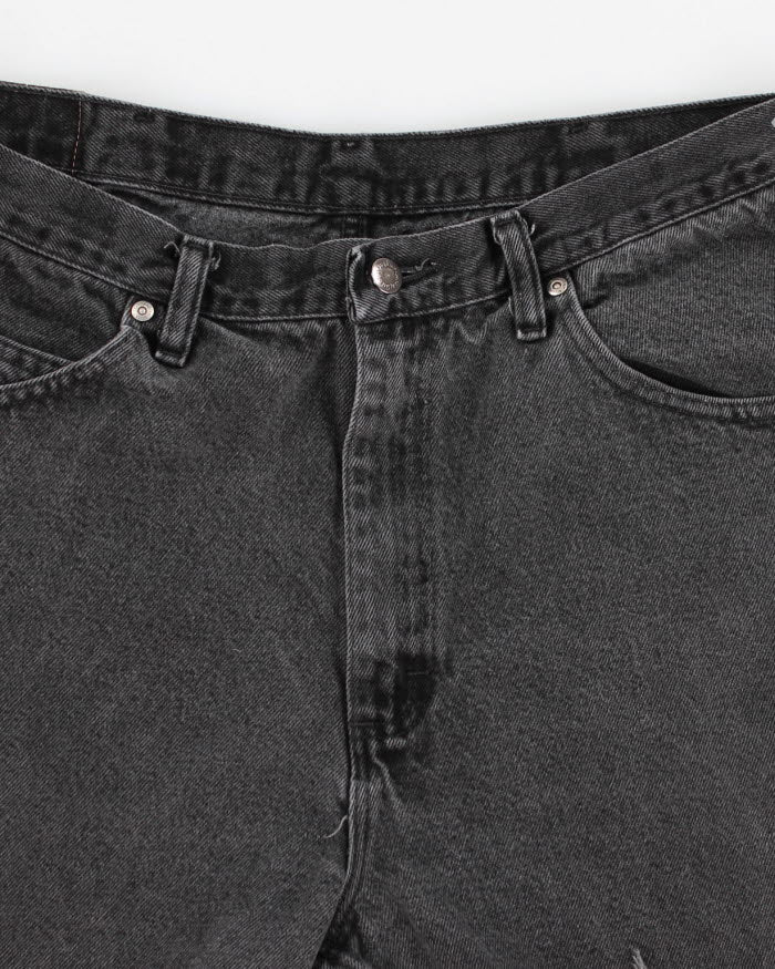 Wrangler Black Denim Shorts - W36