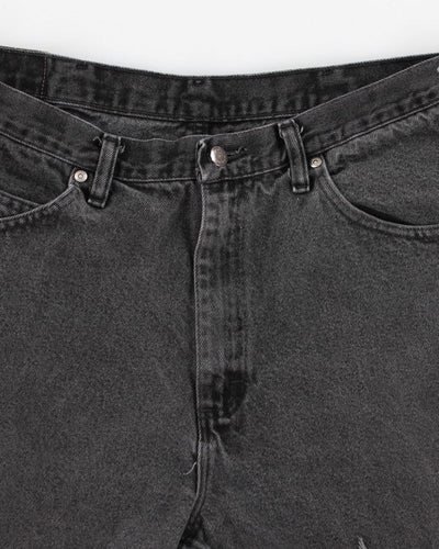 Wrangler Black Denim Shorts - W36