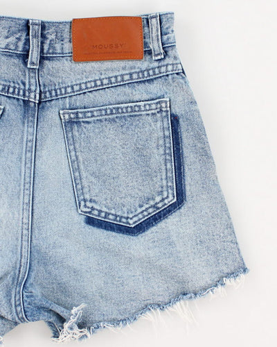 Moussy High Waisted Denim Shorts - W26