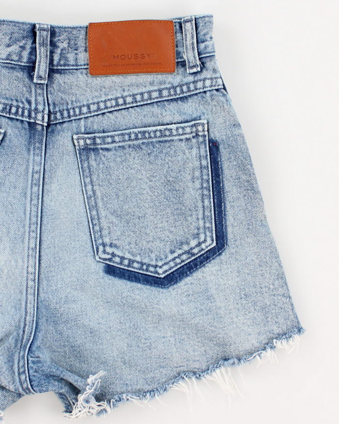 Moussy High Waisted Denim Shorts - W26