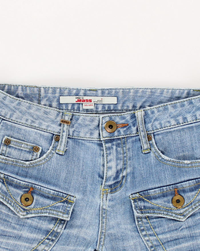 Vintage Y2K Multi Pocket Jean Shorts - W28