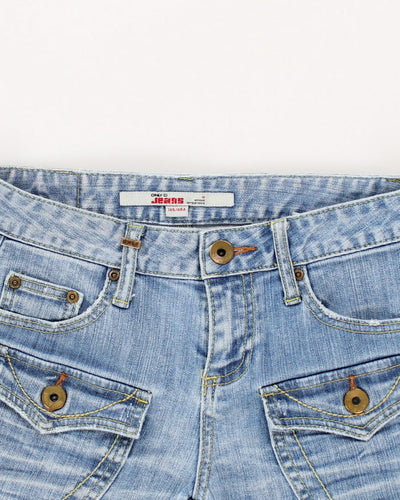 Vintage Y2K Multi Pocket Jean Shorts - W28