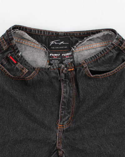 Vintage Women's Fubu Cut Off Jean Shorts - W26