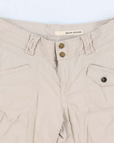 Y2k 00s DKNY Women's 3/4 Length Cargo Shorts - W36
