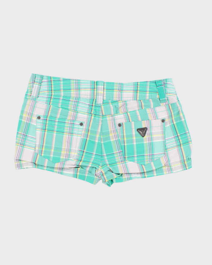 Guess Checked Low Waisted Shorts - W30