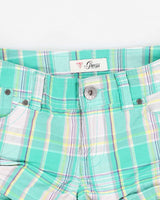 Guess Checked Low Waisted Shorts - W30