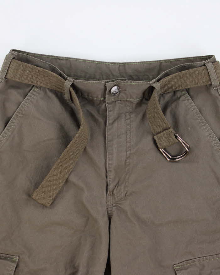 Women's Dickies Khaki Cargo Shorts - W30