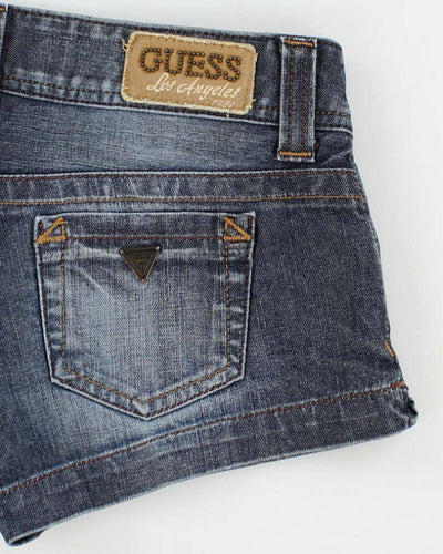 Y2k 00s Guess Denim Mini Shorts - W25