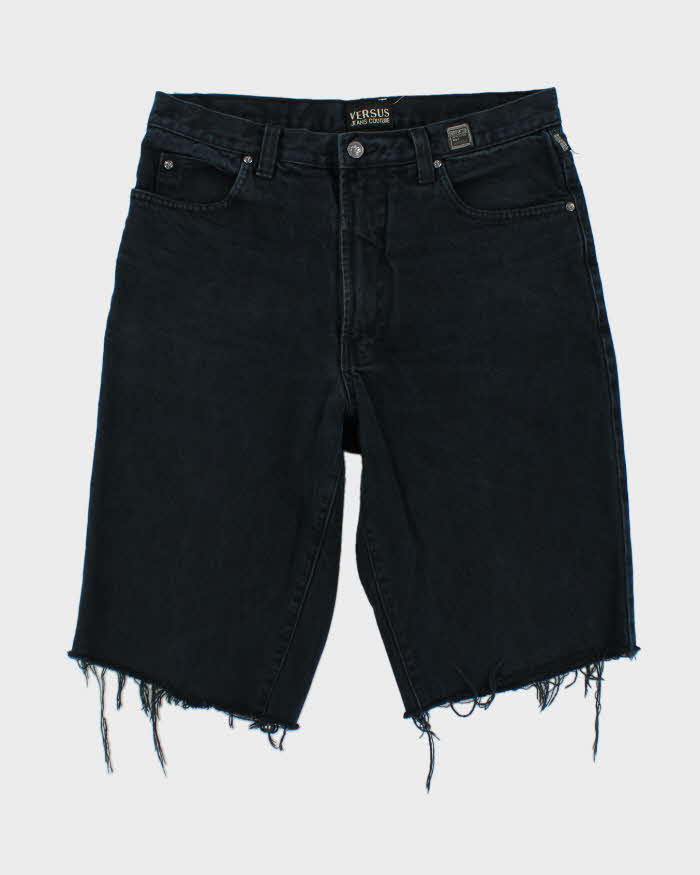 Vintage 90s Versace Denim Shorts - W34