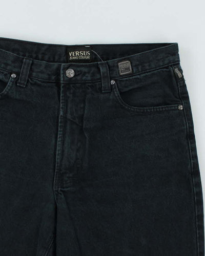 Vintage 90s Versace Denim Shorts - W34