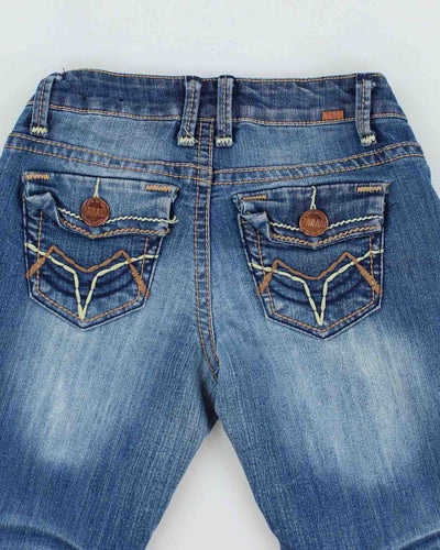 Vintage Y2K Zanadi 3/4 Length Denim Shorts - W22 L15