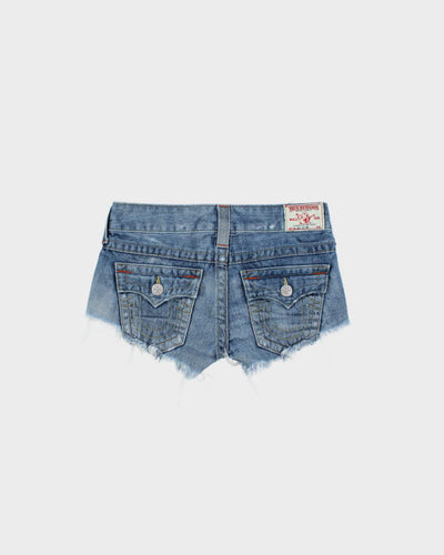 Y2k 00s True Religion Denim Mini Shorts - W25