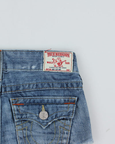 Y2k 00s True Religion Denim Mini Shorts - W25