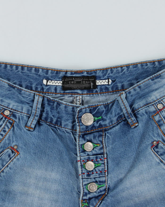 Y2k 00s Y Two Jeans Denim Shorts - W30
