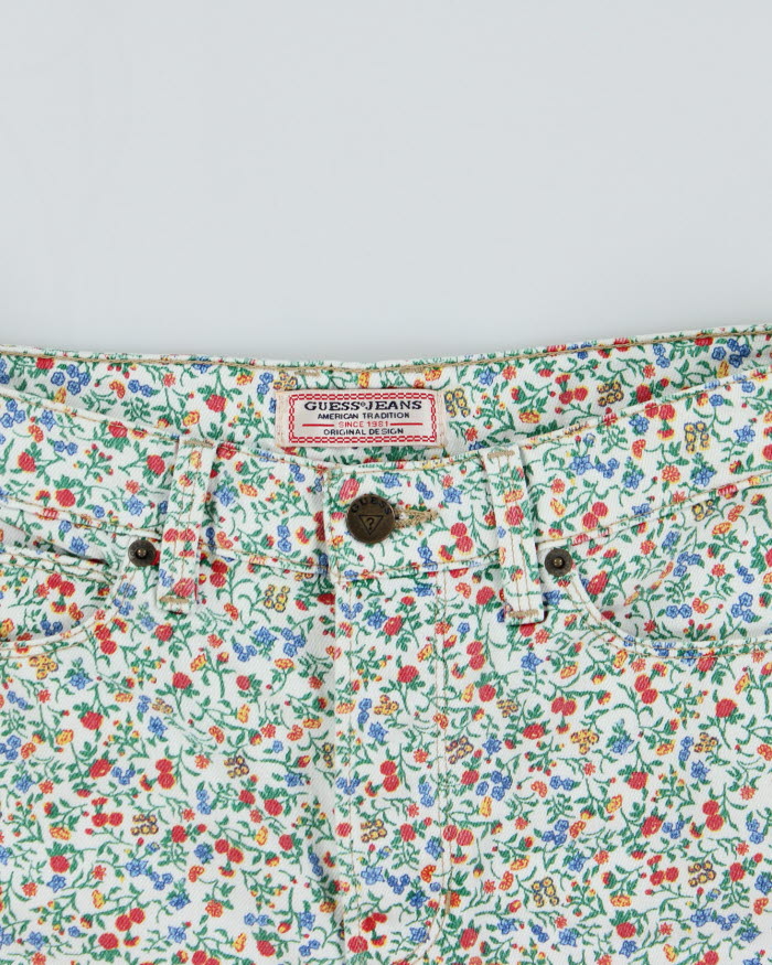 Vintage Guess Floral denim Shorts - W27
