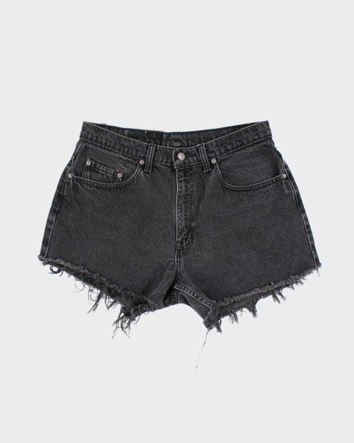 Vintage Levi's 535 Black Denim Shorts - W33