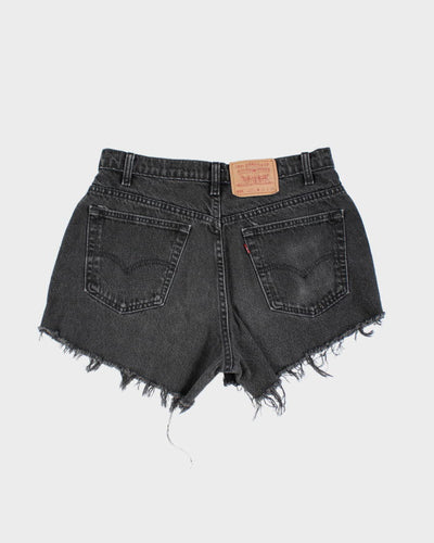Vintage Levi's 535 Black Denim Shorts - W33