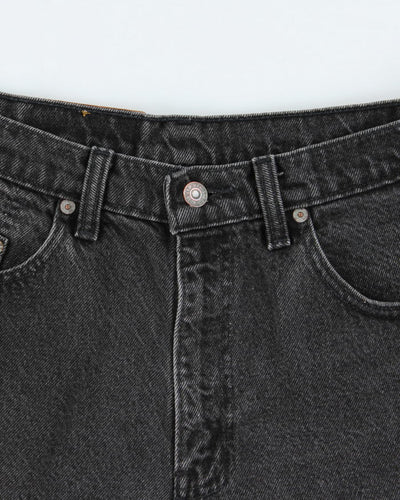 Vintage Levi's 535 Black Denim Shorts - W33