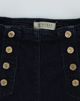 Guess Dark Wash denim Button Shorts - W24