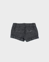 Guess Grey Denim Mini Shorts - W24