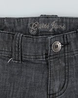 Guess Grey Denim Mini Shorts - W24