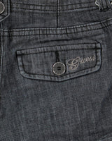 Guess Grey Denim Mini Shorts - W24