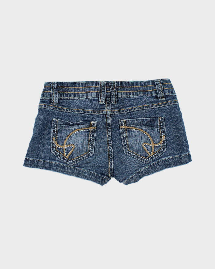Y2k 00s So Denim Mini Shorts - W26
