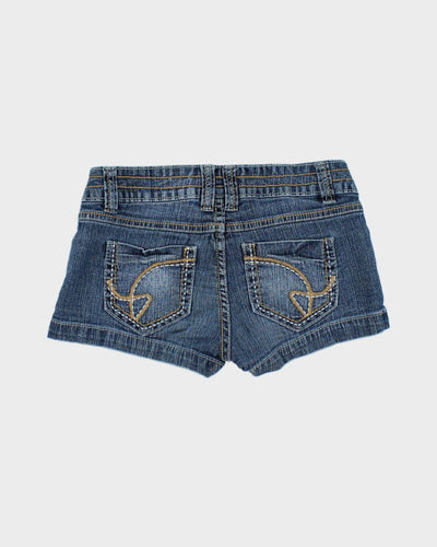 Y2k 00s So Denim Mini Shorts - W26