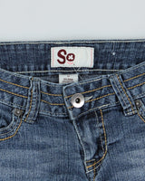Y2k 00s So Denim Mini Shorts - W26