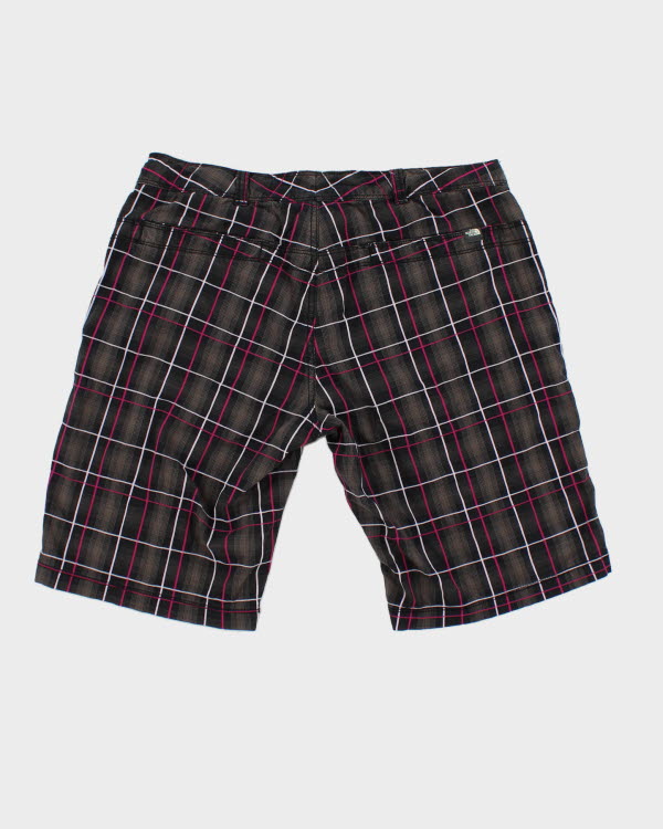 Y2k 00s The North Face Check Shorts - W34